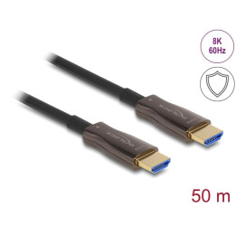 Оптичен кабел DeLock, HDMI 8K 60Hz 48Gbps 50m - DELOCK-86034 - 1