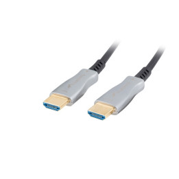HDMI кабел Lanberg, 50m optical AOC черен - CA-HDMI-20FB-0500-BK - 1