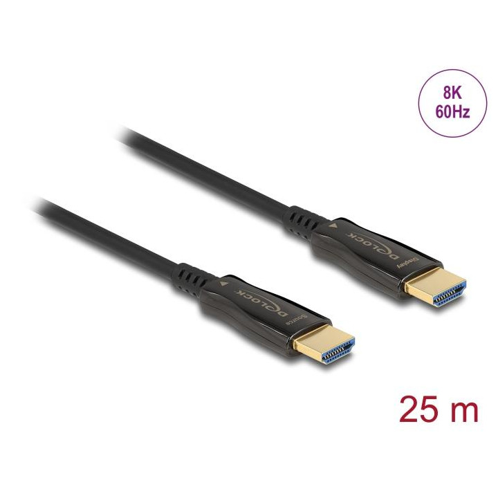 Оптичен кабел DeLock, HDMI 8K 60Hz 25m - DELOCK-84039 - 1