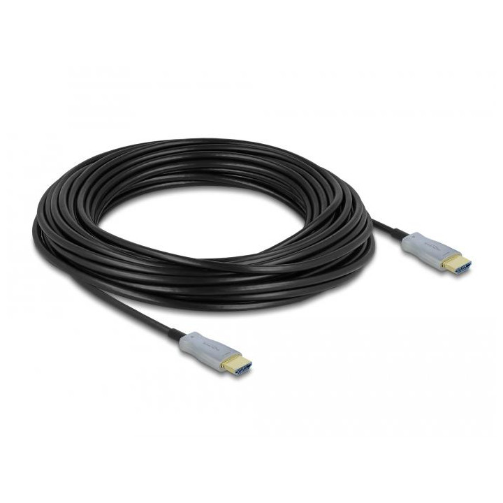 Оптичен кабел DeLock, HDMI мъжко - HDMI мъжко, 100м, 4K 60Hz - DELOCK-84137 - 1