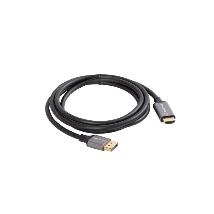 Кабел Lanberg DisplayPort към HDMI, 1.8m, черен - CA-DPHD-20CU-0018-BK - 3