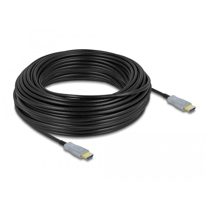 Оптичен кабел DeLock, HDMI мъжко/мъжко, 30m, 4K 60Hz - DELOCK-85049 - 1