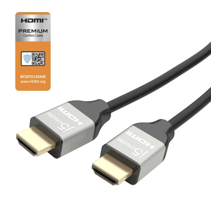 Кабел j5create JDC52, HDMI мъжко - HDMI мъжко, 2m, 4K - J5-JDC52 - 1