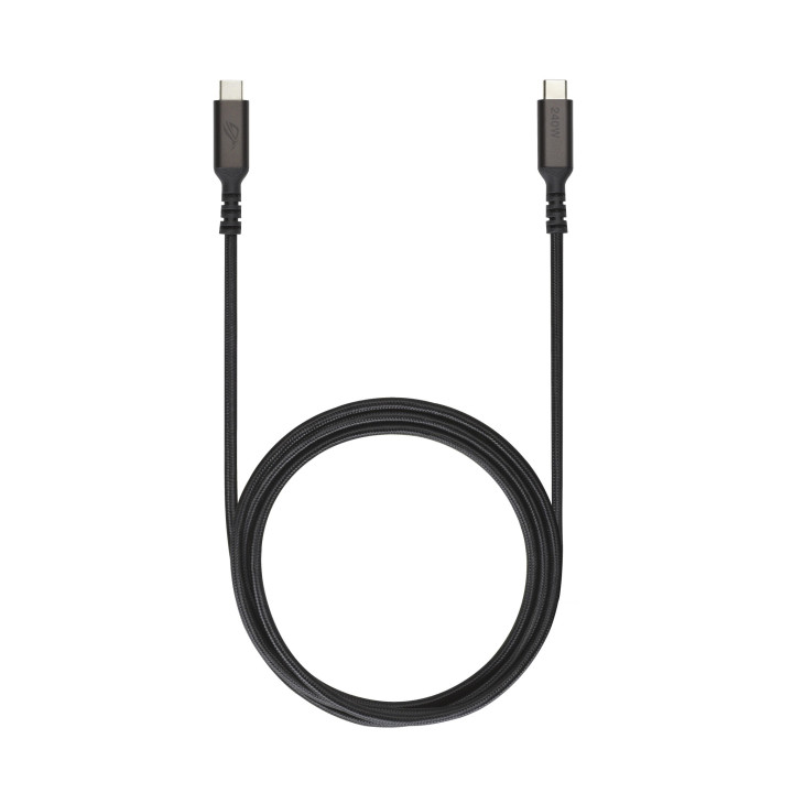 Кабел ASUS ROG, USB-C 240W, 1.5м, Черен - 90XB09MN-BCA000 - 1