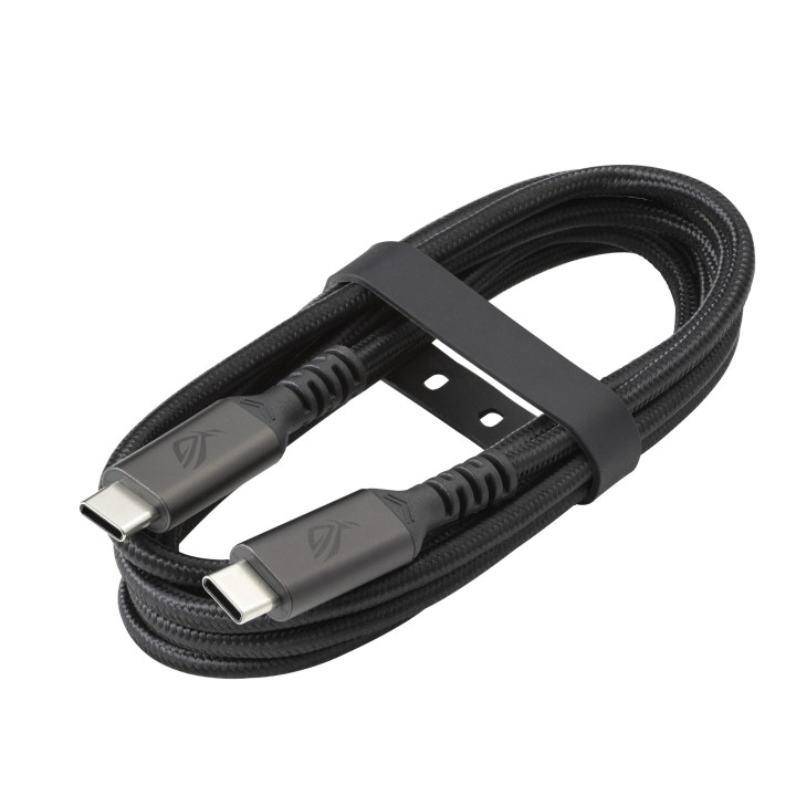 Кабел ASUS ROG, USB-C 240W, 1.5м, Черен - 90XB09MN-BCA000 - 3