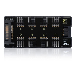 Разклонител за вентилатори Noctua Fan Hub - 8 port PWM with SATA Power 5V/12V - NA-FH1