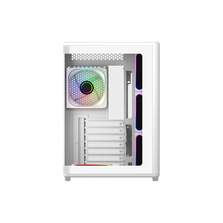 Кутия за компютър Cooler Master Elite 600, Бяла, с вкл. 6 x 120mm ARGB Reverse, 1 x 120mm ARGB и ARGB Hub - E600-WGNN-S02 - 3
