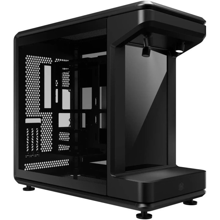 Кутия за компютър Cooler Master MasterFrame 360 Stage LCD, Middle Tower, 3x120mm включени вентилатори, ARGB Hub - MF360-KHNN-S02
