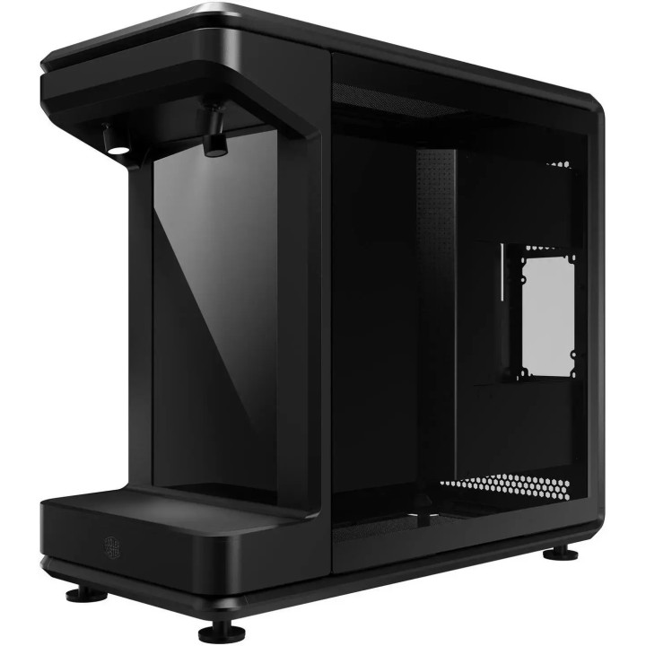 Кутия за компютър Cooler Master MasterFrame 360 Stage LCD, Middle Tower, 3x120mm включени вентилатори, ARGB Hub - MF360-KHNN-S02