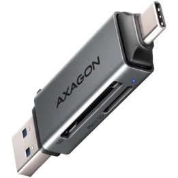 Четец за карти AXAGON CRE-DAC, USB 3.2 Type-C/Type-A, 2-slot SD/microSD - 1