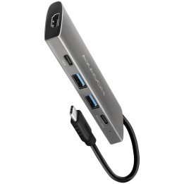 USB-C докинг станция AXAGON HMC-5H, 3x USB-A 3.2 Gen 1, HDMI 4K, Power Delivery 100W - 1