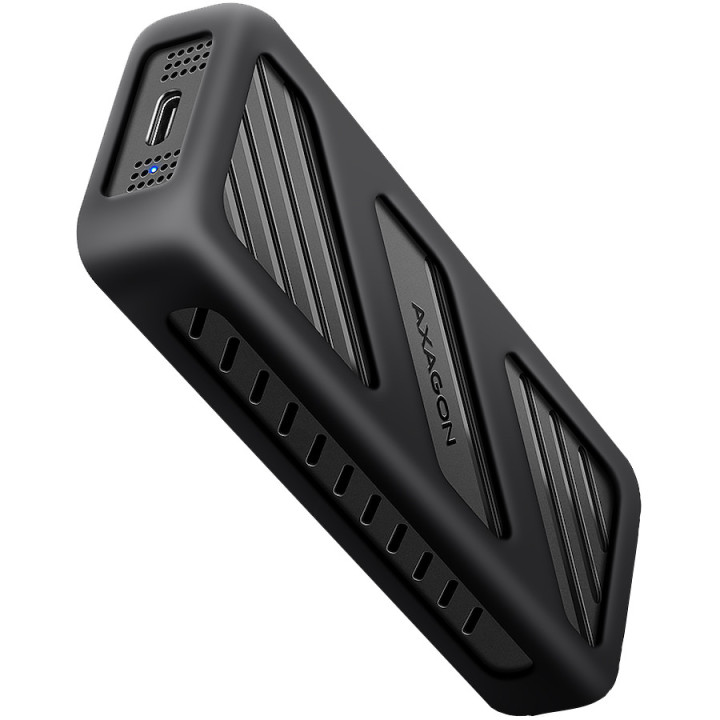 Външен кутия за SSD диск AXAGON EEM2-20G, USB-C 3.2 Gen 2x2 20Gbps, M.2 NVMe, Метална - 1