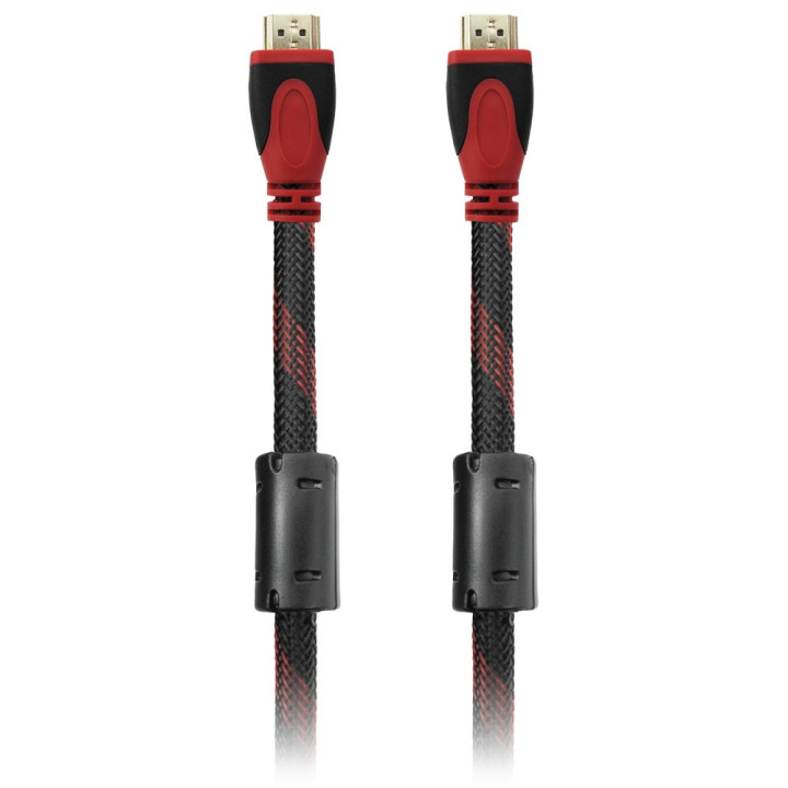 HDMI кабел, 5 м, златно покритие на конекторите и оплетка - x-66670 - 2