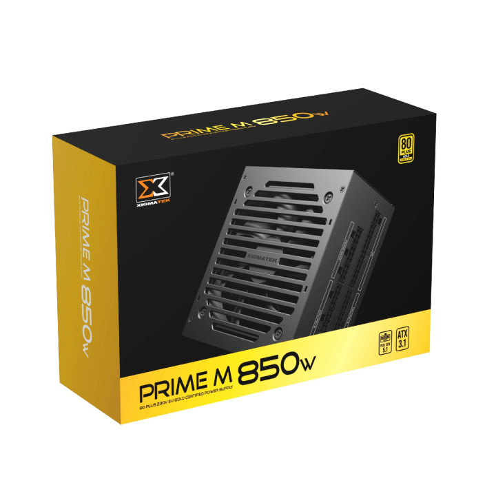 Модулно захранване Xigmatek Prime M 850W Gold, 850W ATX 3.1 80PLUS GOLD - EN48050 - 10