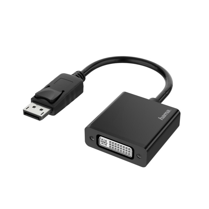 Адаптер HAMA, DisplayPort мъжко към DVI женско, Ultra-HD 4K - HAMA-200336 - 1