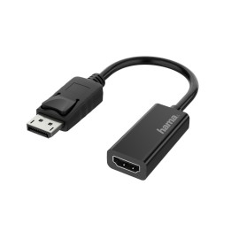 Адаптер HAMA, DisplayPort мъжко - HDMI женско, 4K - HAMA-200335 - 1