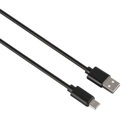Кабел HAMA USB-C към USB-A, 0.9м, USB 2.0 480Mbit/s - HAMA-200907 - 1