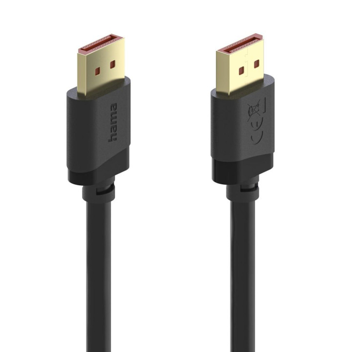 Кабел HAMA DisplayPort 2.1, 2м, 40 Gbit/s, 8K Ultra-HD - HAMA-202010 - 4