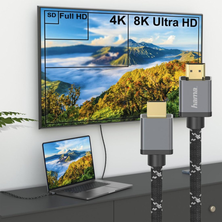 Кабел HAMA Ultra High Speed HDMI, 5 м, 48Gbit/s, 8K - HAMA-205067 - 7