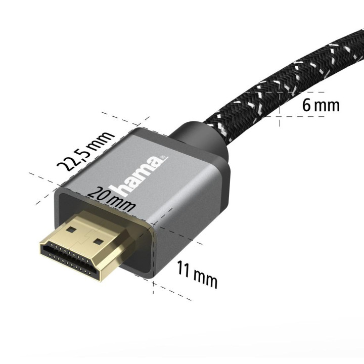 Кабел HAMA Ultra High Speed HDMI, 5 м, 48Gbit/s, 8K - HAMA-205067 - 10