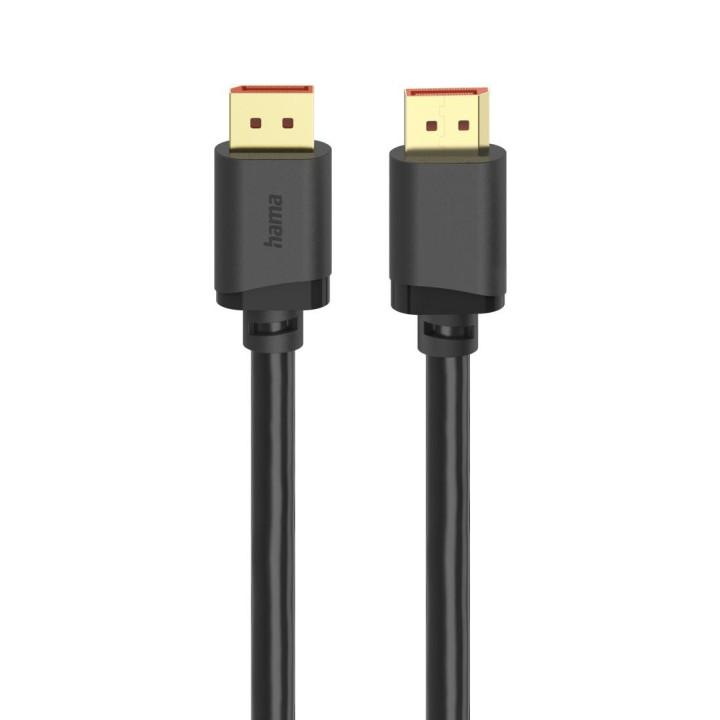 Кабел HAMA DisplayPort DP 2.1, 2м, 16K Ultra-HD 80Gbit/s - HAMA-202032 - 2
