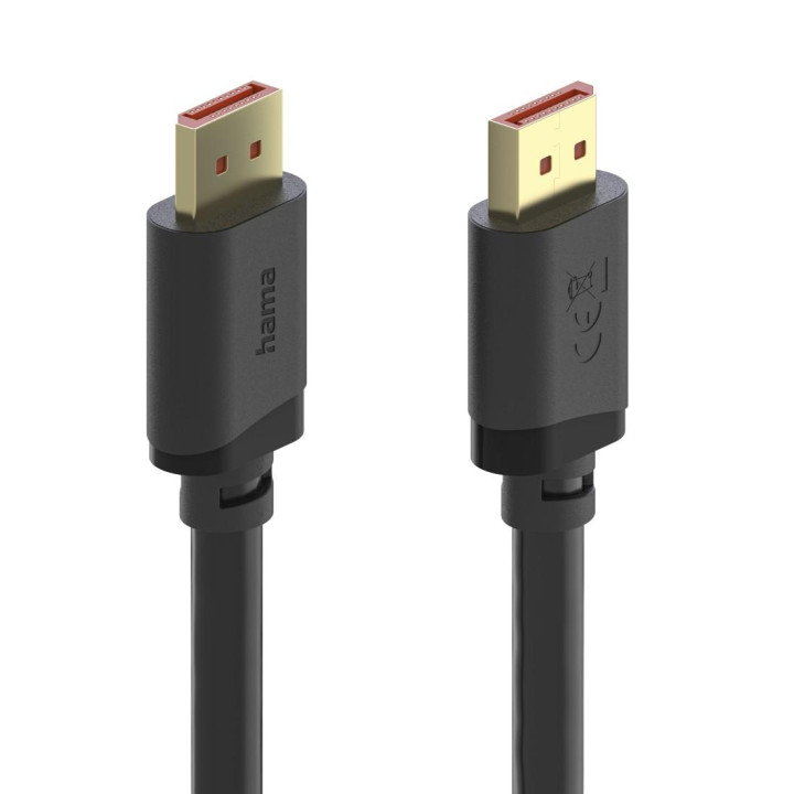 Кабел HAMA DisplayPort DP 2.1, 2м, 16K Ultra-HD 80Gbit/s - HAMA-202032 - 3