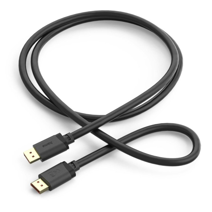 Кабел HAMA DisplayPort DP 2.1, 2м, 16K Ultra-HD 80Gbit/s - HAMA-202032 - 5