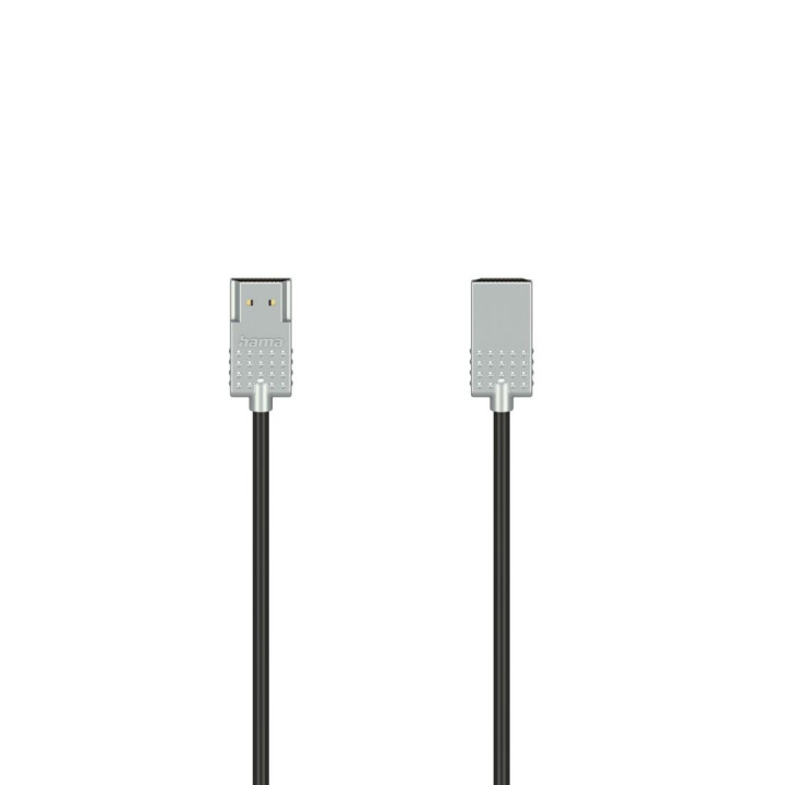 Кабел HAMA Ultra-Slim, HDMI - HDMI, 4K 60Hz, 18 Gbit/s, Ethernet, 2м - HAMA-205075 - 1