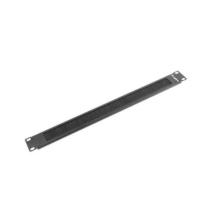 Четка панел Lanberg 19" 1U, черна - AK-1101-B - 1