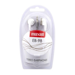 Слушалки тапи MAXELL EB-98, бели - ML-AH-EB-98-WHITE - 1