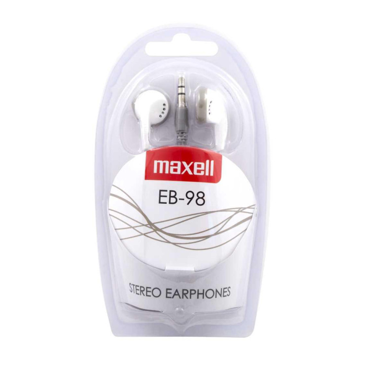 Слушалки тапи MAXELL EB-98, бели - ML-AH-EB-98-WHITE - 1