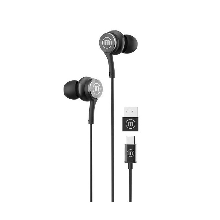 Слушалки с микрофон MAXELL XC1, USB-C - ML-AH-XC1-USBC-BK - 1