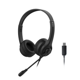 Слушалки A4tech HU-8, USB, въртящ се микрофон, 40мм говорител, 102dB - A4-HEAD-HU-8 - 1