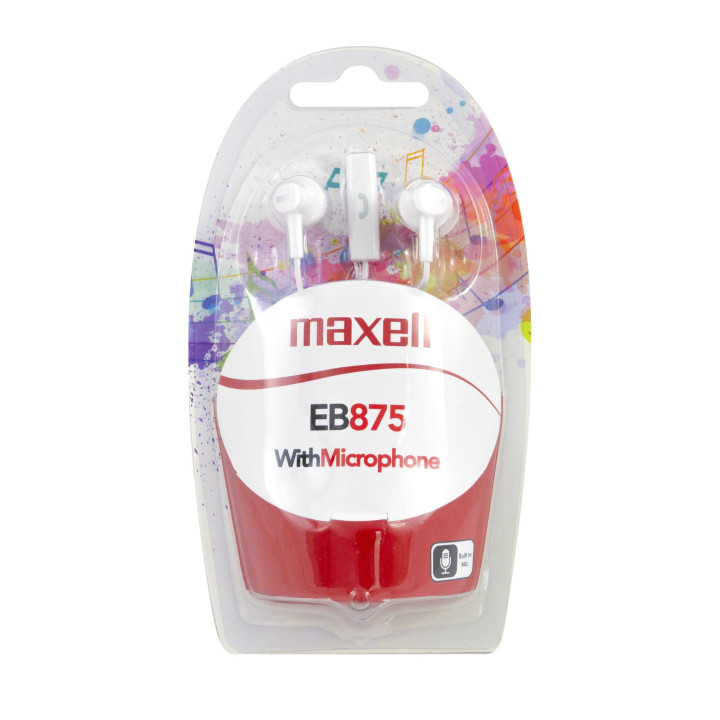 Слушалки с микрофон MAXELL EB-875 - ML-AH-EB-875-WH - 3
