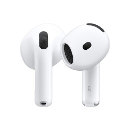 Слушалки Apple AirPods 4, Bluetooth 5.3, Active Noise Cancellation, IP54, Бяли - MXP93ZM/A - 1