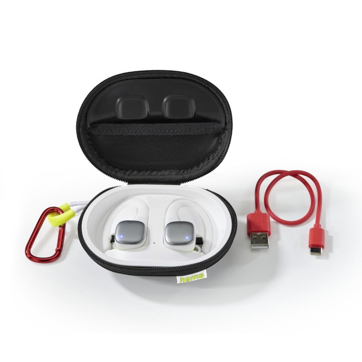Bluetooth слушалки Hama Spirit Athletics, In-Ear, Черни, Bluetooth 5.0, 7h работа - HAMA-184115 - 2