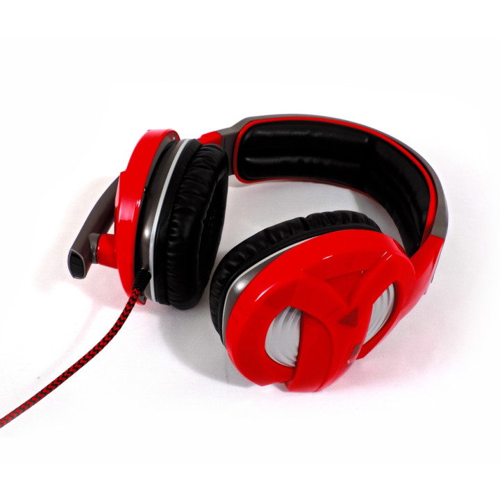 Жични геймърски слушалки Gamdias HEBE GHS2300-USB, Red/Black - GHS2300-USB - 3
