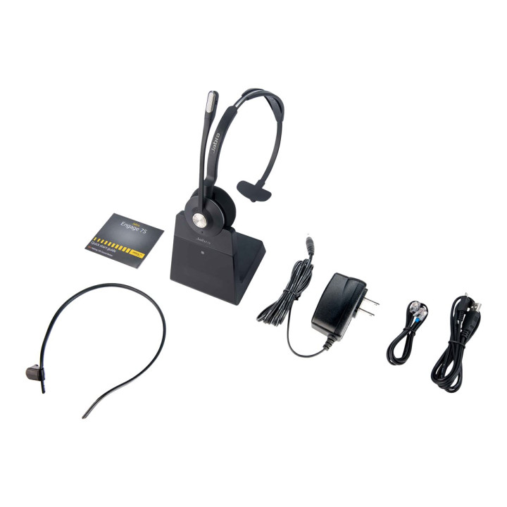 Безжична слушалка Jabra Engage 75 Mono, DECT, Mono, 13h работа - 9556-583-111 - 10