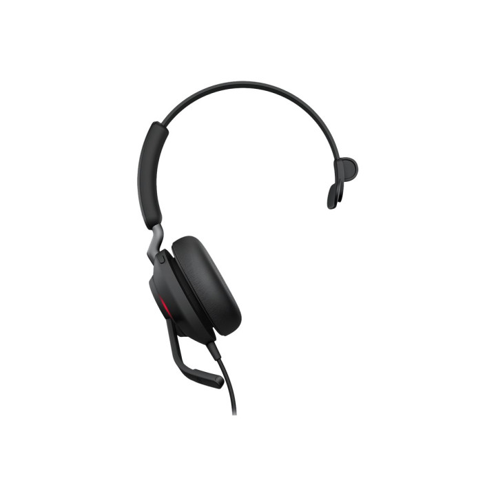 Слушалки Jabra Evolve2 40, USB-A, моно, 40mm, шумоизолиране, Microsoft Teams сертифицирани - 24089-899-999 - 2