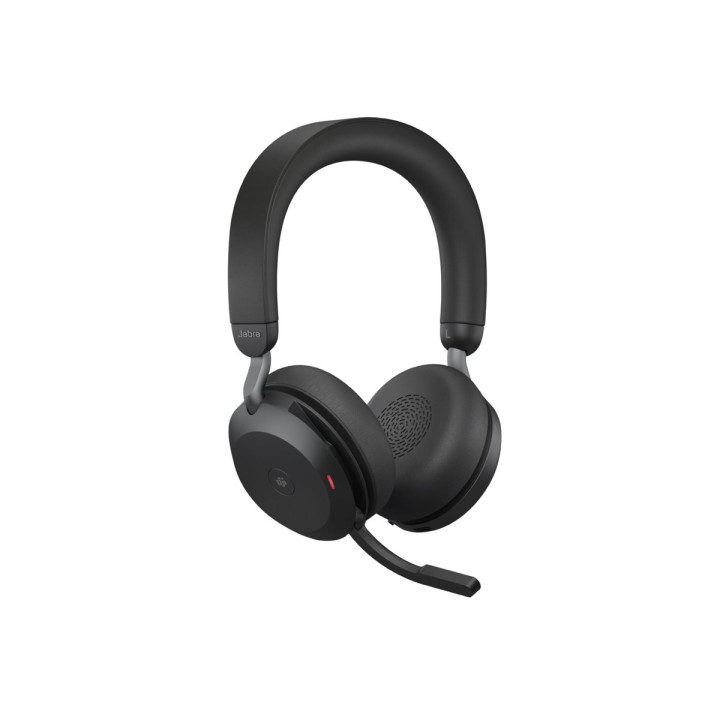 Bluetooth безжични слушалки Jabra Evolve2 75, On-ear, ANC, USB-A, Черни - 27599-999-999 - 1