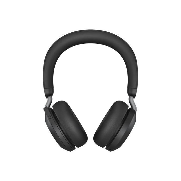 Bluetooth безжични слушалки Jabra Evolve2 75, On-ear, ANC, USB-A, Черни - 27599-999-999 - 2