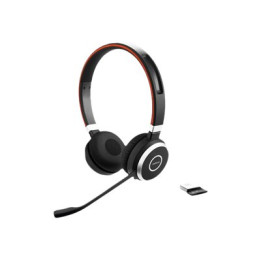 Слушалки Jabra Evolve 65 SE MS, On-ear Bluetooth Stereo, USB адаптер - 6599-833-309 - 1