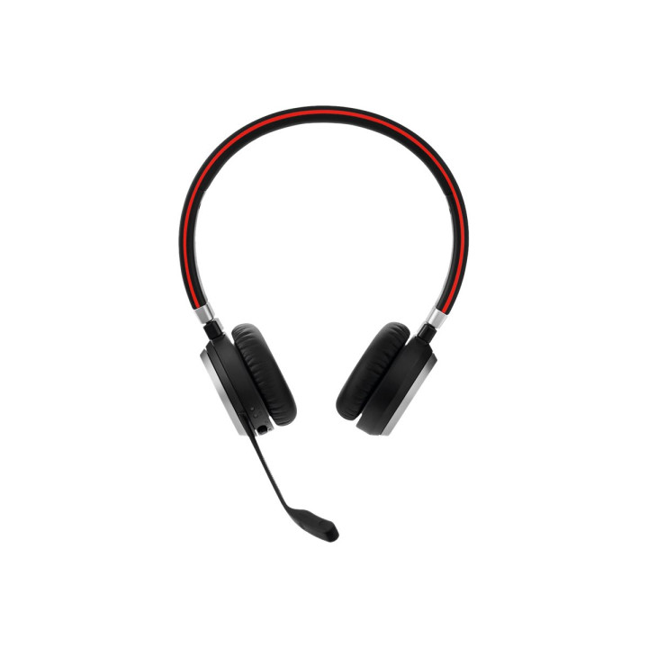 Слушалки Jabra Evolve 65 SE MS, On-ear Bluetooth Stereo, USB адаптер - 6599-833-309 - 2