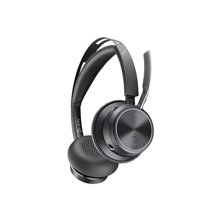 Безжична Bluetooth слушалка HP Poly Voyager Focus 2, USB-C, Hybrid ANC, 40 часа батерия - 9T9J5AA#AC3 - 5