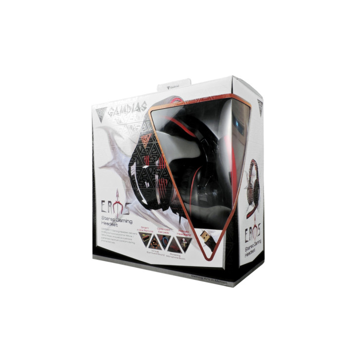 Жични геймърски слушалки Gamdias EROS GHS2200-USB - 4