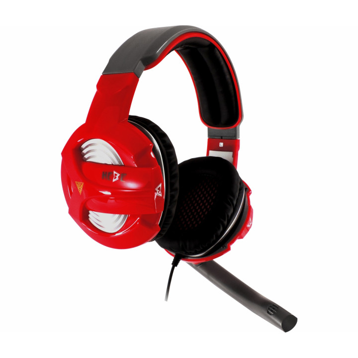 Жични геймърски слушалки Gamdias HEBE GHS2300, 3.5mm jack, Red/Black - 5
