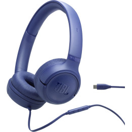 Слушалки JBL TUNE 530C, USB-C, Вградена микрофон, 20Hz-40kHz, Сини - JBLT530CBLU - 1