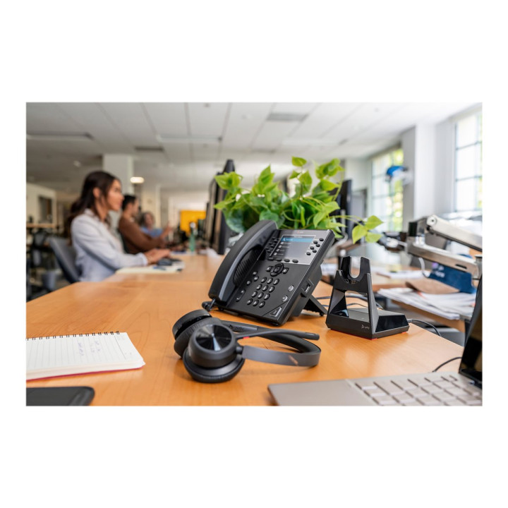 Безжична слушалка HP Poly Voyager 4320, Bluetooth 5.1, USB-A адаптер, Microsoft Teams Certified - 77Y98AA - 5