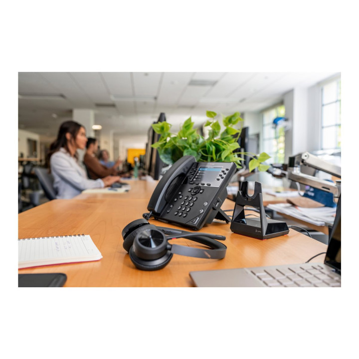 Безжична геймърска слушалка HP Poly Voyager 4320, Bluetooth 5.1, USB-C, Microsoft Teams сертифицирана - 77Z30AA - 5