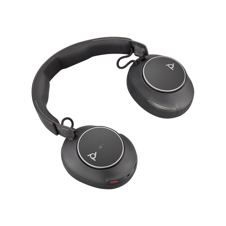 Безжична геймърска слушалка HP Poly Voyager Surround 80, Bluetooth 5.3, 40mm драйвер, 24h батерия, Microsoft Teams сертифицирана